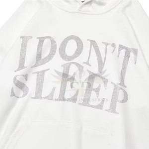 เสื้อฮู้ดผ้านิ่มมีฮู้ดทำจากพลอยเทียมทนทานและสวมใส่สบายทำจากโรงงาน - Product Image 2