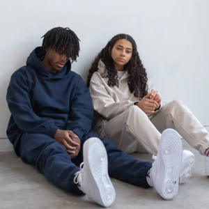 custom Heavyweight puff printing logo unisex cropped raw hem hoodie no <b>string</b>,french terry blank plain oversized men <b>hoodies</b> - Product Image 2