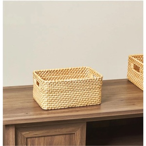 ตะกร้าไม้ไผ่สำหรับเป็นของขวัญเทศกาลอีสเตอร์ตะกร้าเปล่าพร้อมซับในงานหัตถกรรมจักสานจากเวียดนาม - Product Image 3