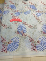 Nouvelle Arrivée Tissu de Dentelle Nuptiale Tissé Brodé de Perles de Luxe de Haute Qualité Écologique en Polyester/Nylon, Design Dubaï, Personnalisable