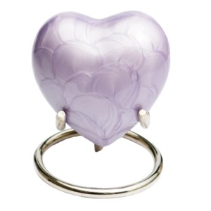 Urnas de cremación de corazón de latón de alta calidad con hermosa pegatina urnas funerarias de Metal terminadas para cenizas humanas - Product Image 5