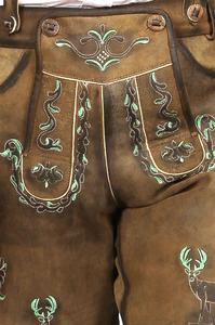 Authentique Bavarois Lederhosen Tenues pour Hommes Confortables Vintage Classique Sport Style Haute Qualité Tendance Tissu Cuir - Product Image 4