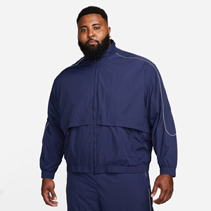 Ensemble survêtement streetwear deux pièces coupe-vent personnalisé de haute qualité avec veste zippée et pantalon en nylon et polyester, avec logo, grandes tailles, pour la course - Product Image 2