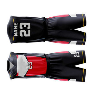 ชุดบาสเก็ตบอลเข้ารูปทันสมัยถูกสร้างขึ้นด้วยผ้าซับเหงื่อออกแบบมาสำหรับฝึกซ้อมกีฬาฤดูร้อนแบบมืออาชีพ - Product Image 1