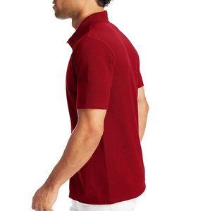 Polo T-shirt pour homme de haute qualité, respirant, manches courtes, uni, couleur marron, pour le sport, le golf, les vêtements de polo - Product Image 2