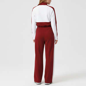 Ensemble deux pièces sweat-shirt et pantalon de survêtement en coton 100% sur mesure, 400 g/m², poids lourd, respirant, hiver, uni, dentelle brodée - Product Image 5