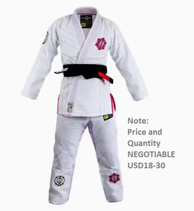 Uniforme de Artes Marciales de Jiu Jitsu Brasileño BJJ Unisex con Bordado Personalizado 100% Algodón Cómodo - Product Image 1