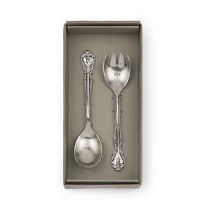 Ensemble de couverts de vaisselle en argent Offre Spéciale avec nickelage pour hôtel à prix raisonnable Ensemble de couverts de service de salade faits à la main - Product Image 6