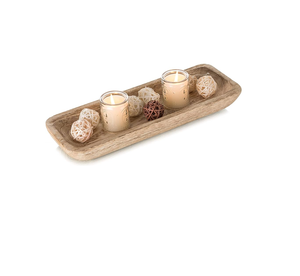 Bol à pâte en bois rustique au design unique et personnalisé Bol à pâte en bois fait à la main de haute qualité pour la fabrication de bougies - Product Image 5