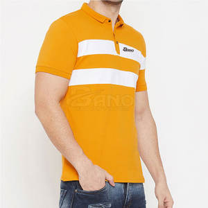 เสื้อโปโลสำหรับผู้ชายทรงสลิมฟิตระบายอากาศผ้าฝ้าย/ใยไผ่ผ้าถักลายสีทึบ - Product Image 3