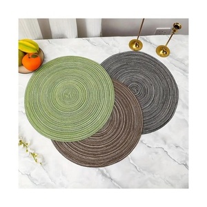 Crochet Embroidered Cotton Table Placemats Luxury Dining Wedding Bulk OEM ODM Custom Design Export India - Product Image 2