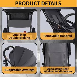 Poussette BabiBot Offre Limitée Pliage à Une Main Légère avec Dossier et Repose-Pieds Réglables Garantie 3 Ans - Product Image 4