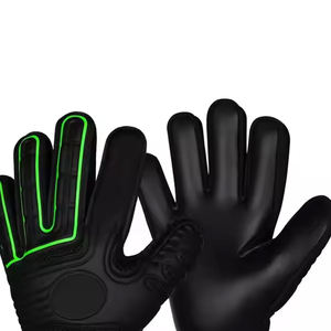 Guantes de fútbol de dedo completo personalizados de calidad profesional Cuero transpirable Secado rápido Antideslizante Equipo de entrenamiento unisex Porteros - Product Image 5