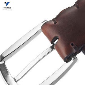 Ceinture en cuir de vache décontractée de haute qualité sur mesure avec boucle en acier - Meilleure vente, nouveauté pour la vente en ligne - Product Image 5