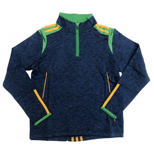 Chaqueta de Hurling con Media Cremallera y Logotipo Personalizado, 100% Poliéster, Jersey GAA, Patrón Sólido, Talla Grande, Tejido de Punto, Antibacteriano - Product Image 6