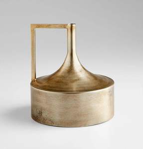 Jarrón de metal de diseño para decoración floral moderna del hogar, centro de mesa duradero y elegante, opción de regalo única - Product Image 2