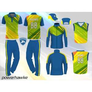 Uniforme de cricket Sportswear Ensemble complet Col Jersey et pantalon disponibles en différentes couleurs au prix de gros en Inde - Product Image 1