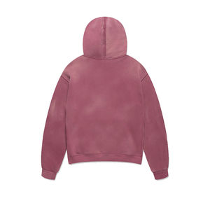 Sudaderas con capucha térmicas de colores sólidos de manga larga para hombre, sudaderas con capucha de invierno personalizables OEM - Product Image 2