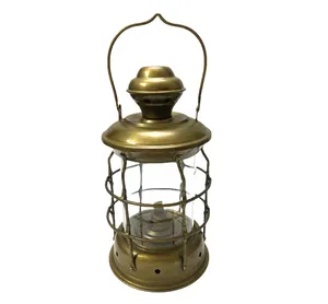 Exclusiva boda decorativa Vintage Look latón macizo Metal linterna antigua hecha a mano para Villas Hotel uso decorativo - Product Image 1