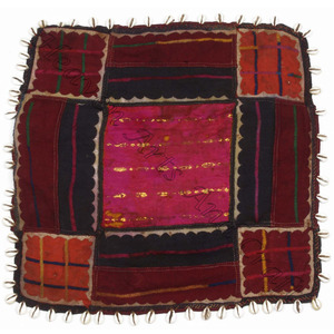 Vintage Afghani Patches Banjara Patch Indien Miroir Kutch Tribal Joug Boho Broderie Carré Ethnique Coudre Sur Avec Miroirs Et Garniture - Product Image 4