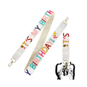 Bolso de mano de lujo personalizado para mujer, bonita guitarra de estilo Ins con correas desmontables con cuentas de semillas directamente de la India - Product Image 2