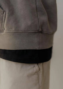 Logo personnalisé de haute qualité brossé Woodland sweat-shirt éponge lourd épais polaire confortable Style de base hommes sweats à capuche - Product Image 4