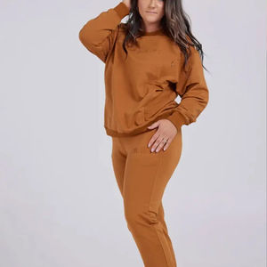 Venta al por mayor OEM personalizado de las mujeres en relieve chándales ligeros cálidos en relieve chándales precio barato mujeres en relieve Joggers - Product Image 6