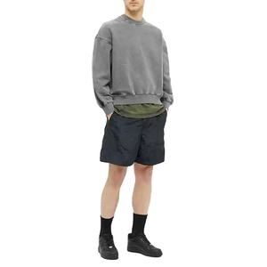 Sudadera de Algodón con Lavado Ácido de Silicona para Hombre, Cuello Redondo, Hombros Caídos, Tinte Liso, Personalizable con Impresión OEM y Bordado - Product Image 4