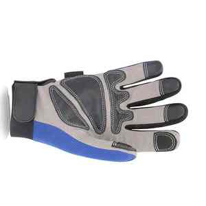 Gants de mécanicien en cuir grainé de peau de chèvre de qualité supérieure à séchage rapide gants de conducteur anti-coupure fonctions anti-impact gants de mécanicien - Product Image 4