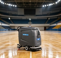Autolaveuse commerciale autotractée X55D avec réservoirs d'eau propre 55L et d'eau sale 60L, largeur de balayage 550mm