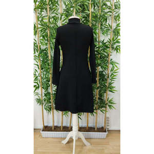 Vestido Mini Acrílico Holgado de Manga Larga y Cuello Alto para Mujer de Jane's, para Uso Diario Informal, Cómodo y Elegante - Product Image 6