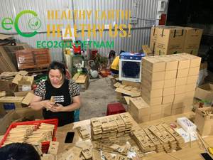 หลอดดูดอาหารไม้ไผ่ธรรมชาติแบบใช้แล้วทิ้งหลอดสำหรับอาหารค่ำแบบย่อยสลายได้ - Product Image 5