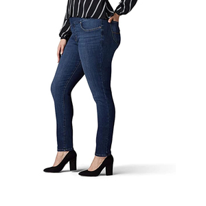 Jeans de Mezclilla Ajustados de Talla Grande para Mujer, Jeans de Mezclilla de Alta Calidad y Ropa Casual de Moda al Mejor Precio - Product Image 4