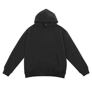 Sweat-shirts personnalisés pour hommes, pull-over uni unisexe en coton épais, broderie du logo de la marque, sweats à capuche et sweat-shirts pour hommes, logo personnalisé - Product Image 5