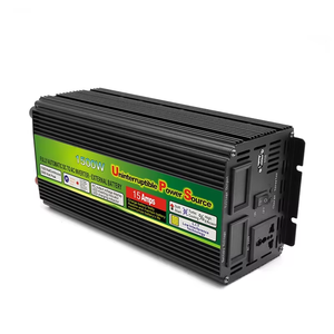 อินเวอร์เตอร์พลังงานแสงอาทิตย์ HOULI แบบชาร์จไฟได้ 1500W/3000W เฟสเดียว สำหรับบ้านและรถยนต์ แปลงไฟ 12V เป็น 220V แบบ Modified Sine Wave - Product Image 6