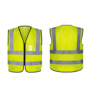 Veste de sécurité réfléchissante haute visibilité en gros, nouvelle, conforme à la norme ANSI Classe 1/2, avec LED clignotante, imperméable, multi-poches, vêtements de travail pour la sécurité routière - Product Image 1