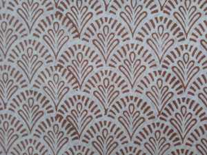 Tela a rayas de Jersey tejida con estampado de bloques a mano de algodón peinado ligero para niñas, vestidos, forro de sofá, tela estampada al por mayor - Product Image 2