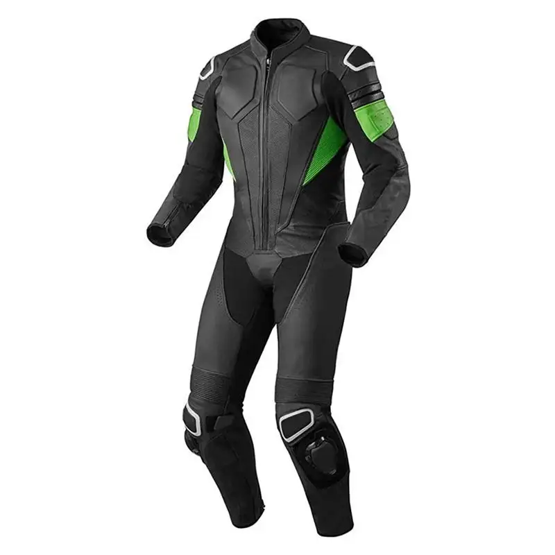 Traje de corrida de couro para motocicleta, vestimenta estilo mais recente para bicicleta, motocicleta personalizada