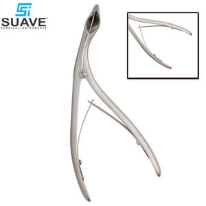 Spéculums nasaux ENT en acier inoxydable, outils médicaux, fortement courbés latéralement, 150 mm, par SUAVE SURGICAL INSTRUMENTS - Product Image 4