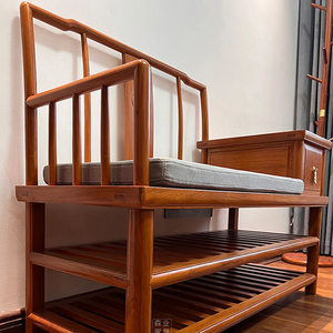 Modern Design Solid Wood 10-Pair Extendable <b>Shoe</b> <b>Storage</b> <b>Bench</b> Cabinet Red Brown <b>Shoe</b> Racks for Home Furniture in Living Room - Product Image 6