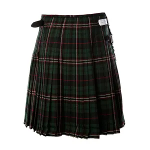 女夏裙新款女格子呢苏格兰迷你苏格兰短裙女短裙学校女生性感可爱百褶裙带Zippes