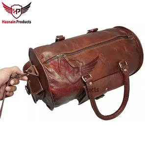 กระเป๋าทรงดัฟเฟิลกันน้ำแบบพกพาพับได้มีซิปหนังแท้ PU ออกแบบได้ตามต้องการ - Product Image 2