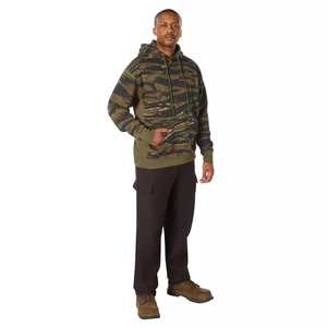 Stylish Custom Cammo Hoodie 100% Cotton Fleece Comfortable Fit Pocket Design Digital Printing for Winter Branding - Product Image 2