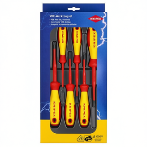 Knipex VDE PlusMinus/Slotted <b>Screwdriver</b> <b>Set</b> 6-Piece PlusMinus/Slotted <b>Screwdriver</b> <b>Set</b> - Product Image 2