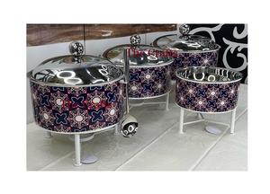 Crafts Advantageous Design Stainless Steel Chafing <b>Dish</b> Iron <b>Stand</b> Food Serving Custom Size Logo Options High Standard Quality - Product Image 3