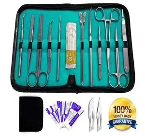 Suture Practice Kit for Medical Students Stainless Steel <b>Needle</b> Holder with Zipper/<b>leather</b> Case/Medical Student Dissecting Kit - Product Image 5