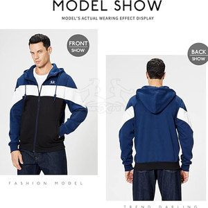 Sudadera con cremallera informal con tela suave y dobladillo acanalado para un estilo Sudadera con cremallera completa con Forro cálido - Product Image 5