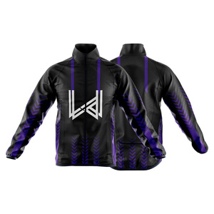 Veste coupe-vent à col roulé zippée, respirante, imperméable, en nylon écologique, à séchage rapide, personnalisée pour 4 jeux - Product Image 6