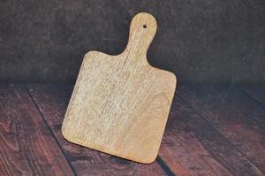 Small <b>Paddle</b> Chopping <b>Board</b> with Hanging Hole Smooth Thick Surface Ideal for Cutting Serving Snacks and Everyday Kitchen Use - Product Image 5