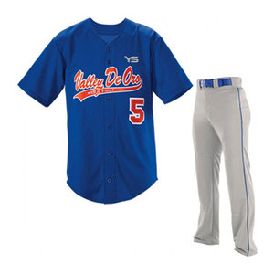 Uniforme de béisbol de alta calidad, uniforme de béisbol con logotipo personalizado en línea, el mejor Material - Product Image 3